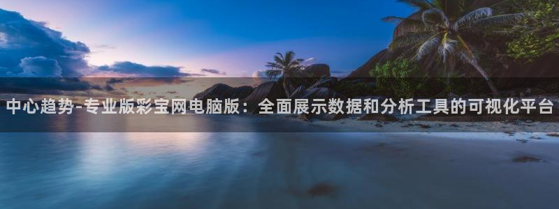 彩神平台注册入口：中心趋势-专业版彩宝网电脑版：全面展示数据和分析工具的可视化平台
